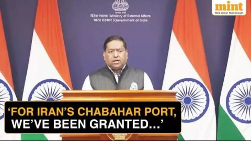 India Secures Crucial 6-Month Sanctions Waiver for Chabahar Port, Boosting Regional Trade