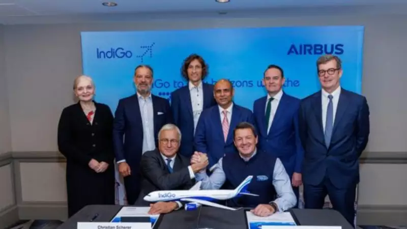 Indigo's Dhanteras Splurge: Airlines Places Massive Order for 30 Airbus A350s with Rolls-Royce Engines