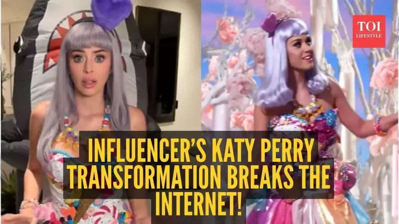 Influencer's ₹3.3 Lakh Katy Perry Halloween Transformation Stuns Internet: Can You Spot the Difference?