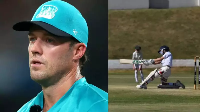 Like Father, Like Son! AB de Villiers' Son Abraham Smashes Half-Century in School Cricket | TOI