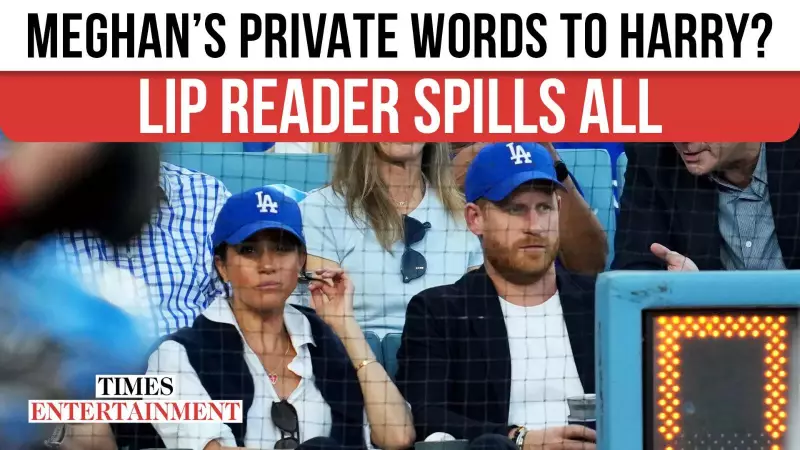 Lip Reader Reveals What Meghan Markle Whispered To Prince Harry Before World Series Booing Incident