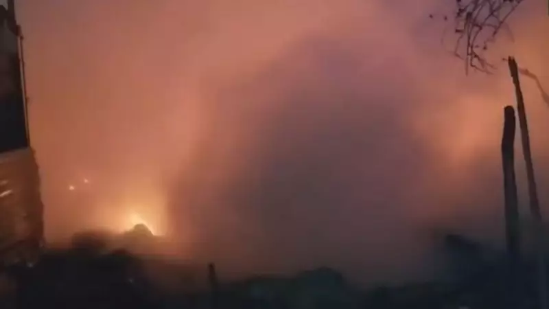 Major Fire Erupts in Delhi's Rani Garden Slum, Multiple Fire Tenders Deployed