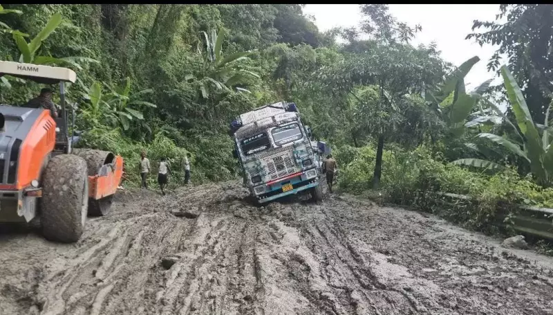 Mizoram Truckers Sound Alarm: NH-306's Dangerous Stretch Threatens Lives and Livelihoods