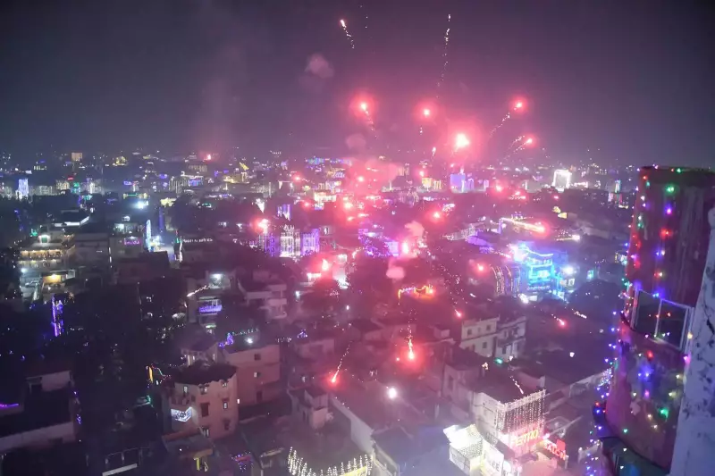 Patna Chokes as Diwali Celebrations Turn Air 'Poor' - AQI Plummets Post-Festival