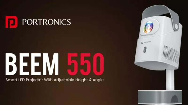 Portronics Beem 550 Launches in India: Full HD Projector with 6000 Lumens Brightness | Price & Features