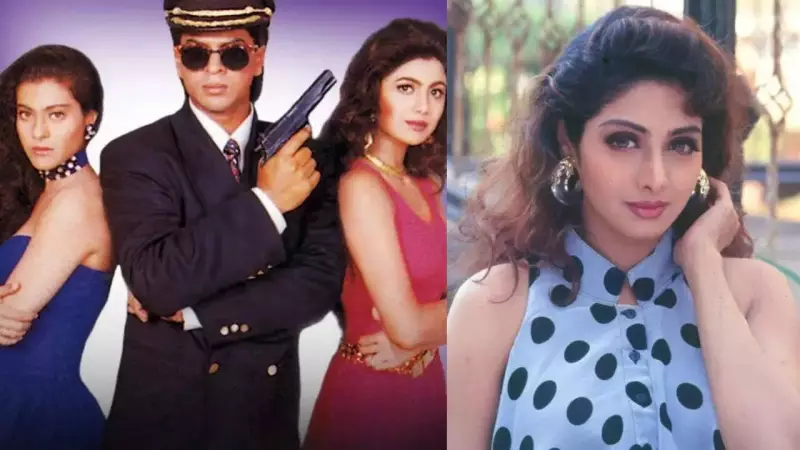 Shocking Bollywood Secret: Sridevi Was Almost Cast in Double Role Opposite Shah Rukh Khan in Baazigar!