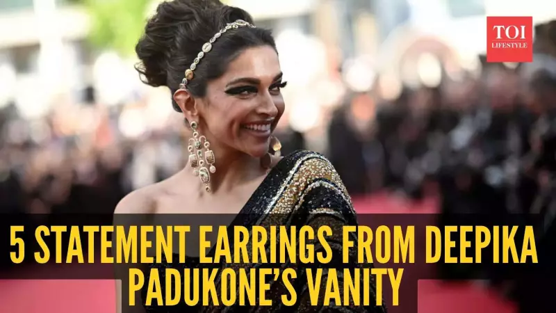 Steal Deepika Padukone's Stunning Earring Style For Your Wedding Day