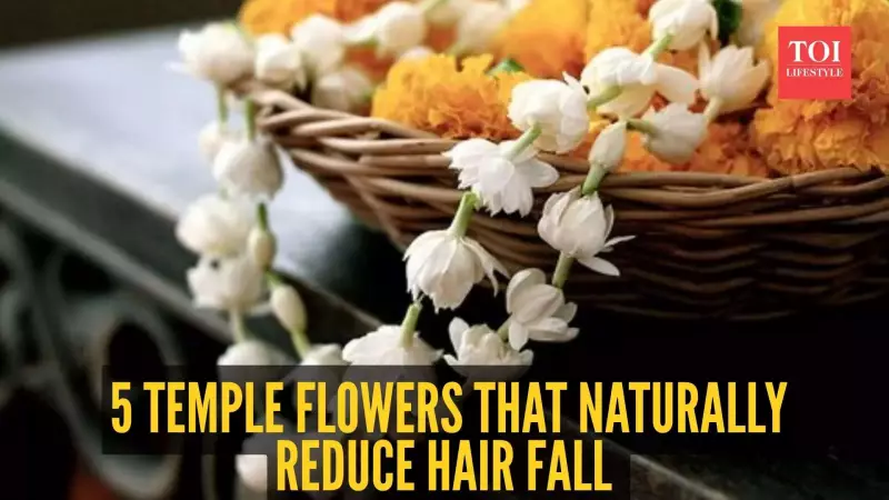 Stop Hair Fall Naturally: 5 Sacred Temple Flowers That Actually Work