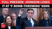 Fury in US Congress: Mike Johnson's Explosive Outburst as Democrats Ignore Americans | Shutdown Day 30