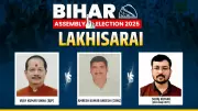 Lakhisarai 2025: BJP's Vijay Kumar Sinha Faces Tough Triangular Contest Against Congress & Jan Suraaj