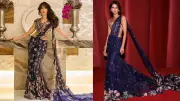 Nora Fatehi Stuns in Rahul Mishra Saree Gown - Is She Taking Fashion Cues from Zendaya's Desi Style?
