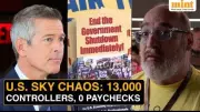 US Air Traffic Controllers Forced to Seek Second Jobs as Government Shutdown Pushes Aviation System to Breaking Point