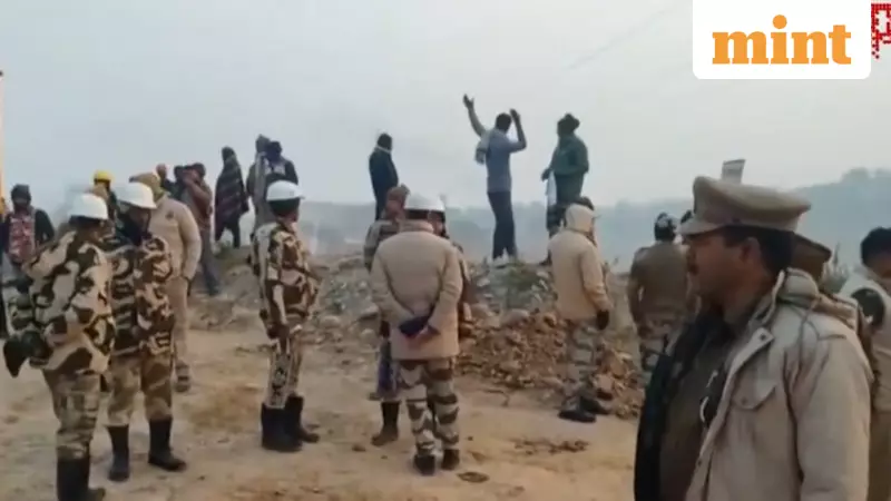 10 Workers Trapped in Uttar Pradesh Stone Mine Collapse, Rescue Underway