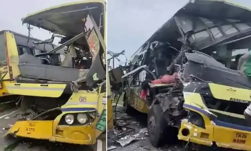 11 Dead, 20 Injured in Tamil Nadu Govt Bus Collision in Sivaganga