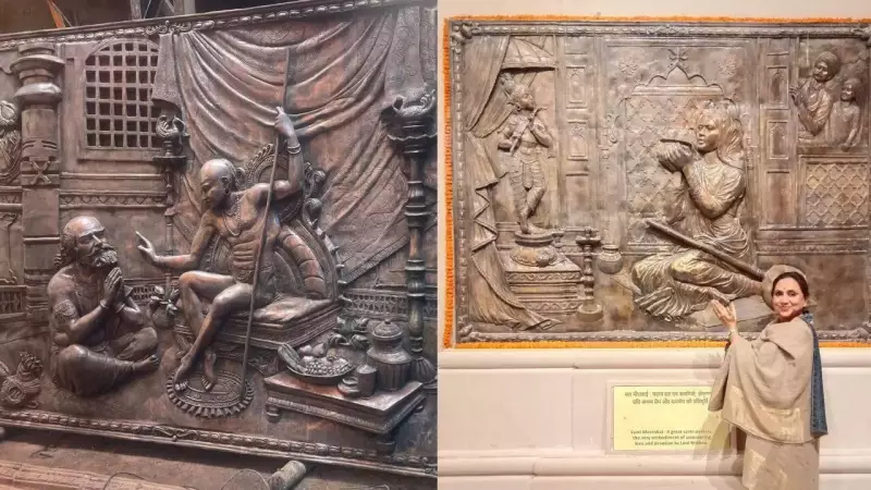 14 Bronze Murals by Dhaarna Jaisinghani Adorn Ayodhya's Ram Temple