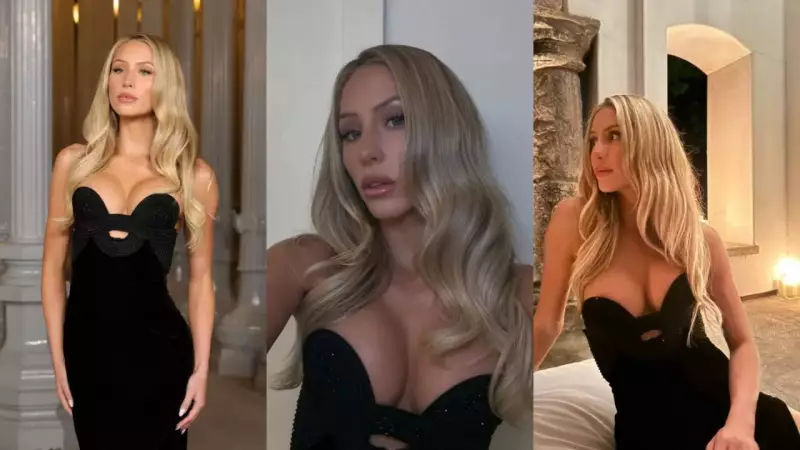 Alix Earle Stuns in Black Strapless Dress at NFL Event, Wins Praise from Olivia Dunne