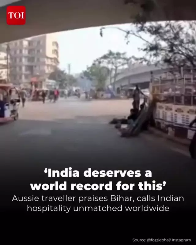 Australian Tourist's Viral Video Praises India's Kindness and Cleanliness