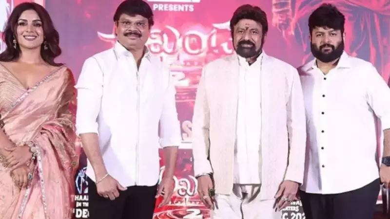 Balakrishna Reveals Akhanda 2 Theme at Hyderabad Pre-Release Event