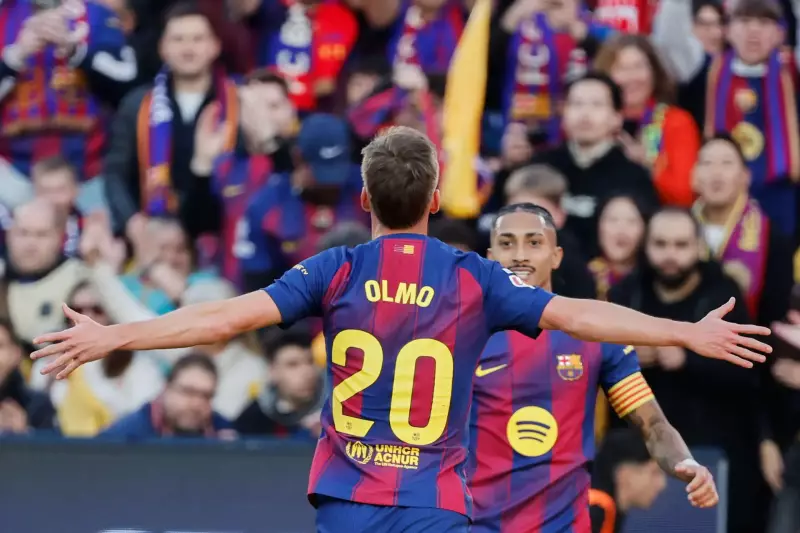 Barcelona Tops La Liga with 3-1 Win Over Alaves as Dani Olmo Shines