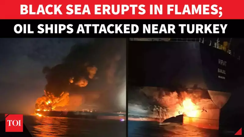 Black Sea Mayday: Drone Strikes Hit Oil Tankers Near Turkey