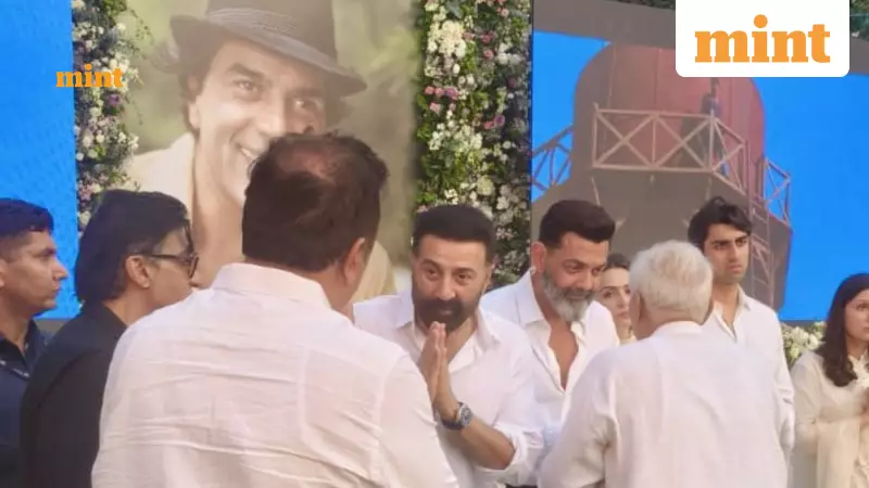 Bollywood Stars Gather at Dharmendra's Prayer Meet in Mumbai