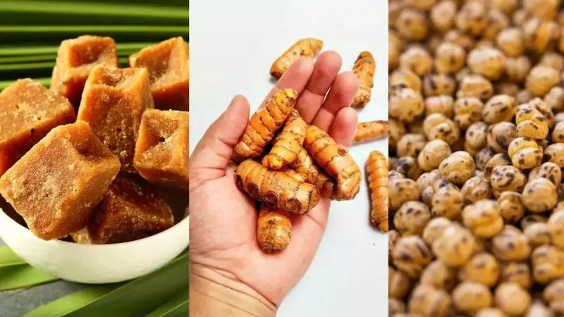 Boost Your Morning: Ayurvedic Ritual with Haldi, Gur & Chana