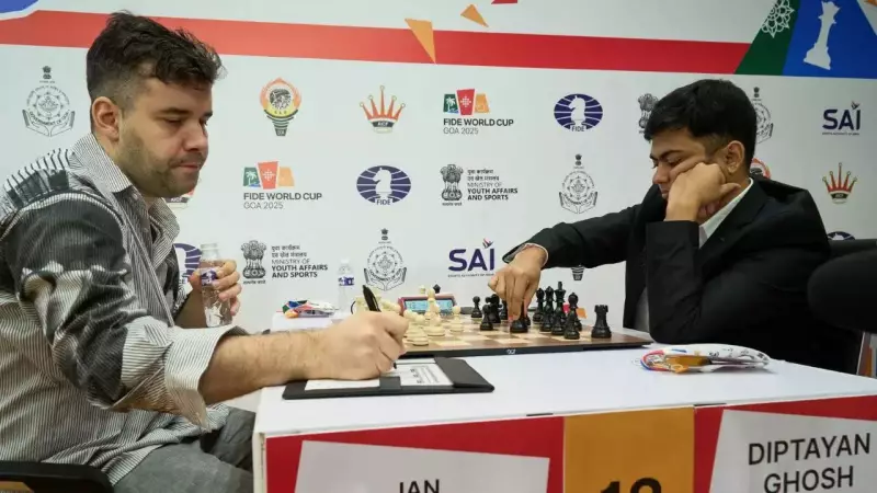 Chess World Cup Drama: India's Diptayan Ghosh Stuns Nepomniachtchi, Sparking Online Fury Over Russian's Complaints