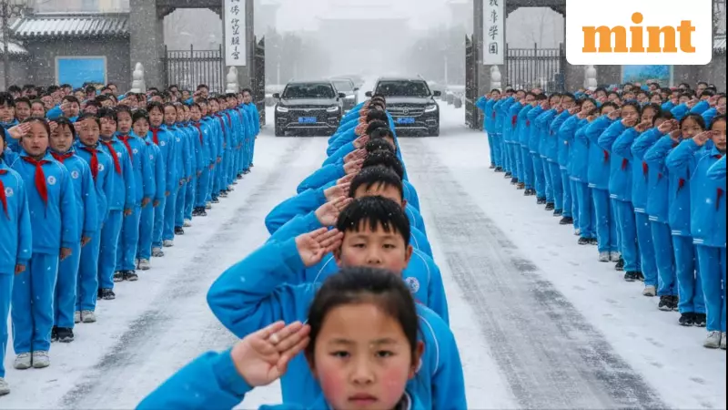 Chinese School's 'Etiquette' Salute to Teachers Sparks Online Debate