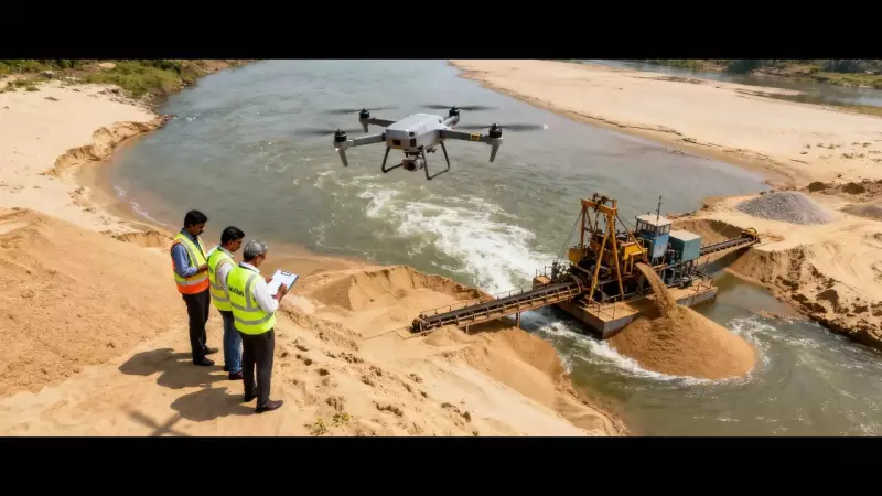 Cuttack Cracks Down: ₹12 Crore Penalty for Illegal Sand Mining After Drone Survey