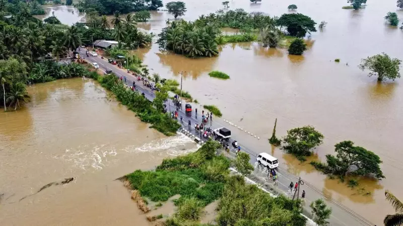 Cyclone Ditwah Intensifies: 56 Dead, Dozens Missing in Sri Lanka Monsoon Fury