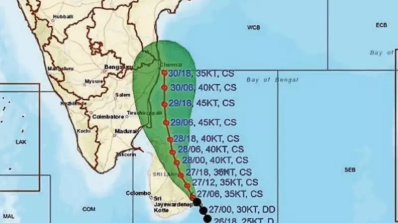 Cyclone Ditwah Threatens Tamil Nadu: IMD Issues Red Alert for Coastal Districts