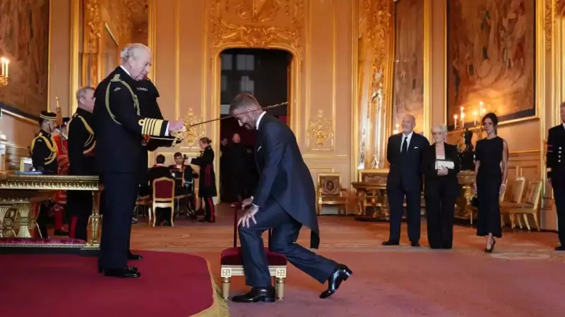 David Beckham Knighted! Football Legend Becomes Sir David Beckham in Royal Ceremony