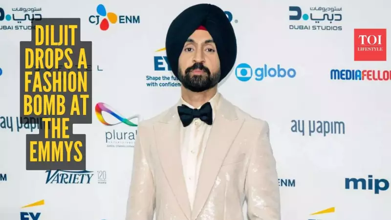 Diljit Dosanjh Shines at Emmys 2025 in Punjabi-Inspired Elegance