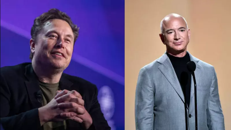 Elon Musk & Joe Rogan Mock Jeff Bezos' Ripped Physique: 'Noodle Neck' Jabs Fly