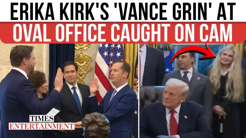 Erika Kirk's Oval Office Gesture Sparks JD Vance Firestorm Online