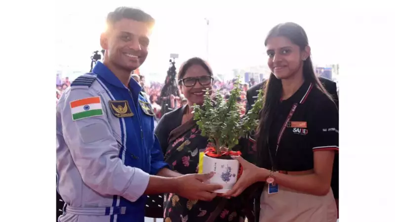 Gaganyaan Astronaut Shubhanshu Shukla Inspires Students with Space Tales
