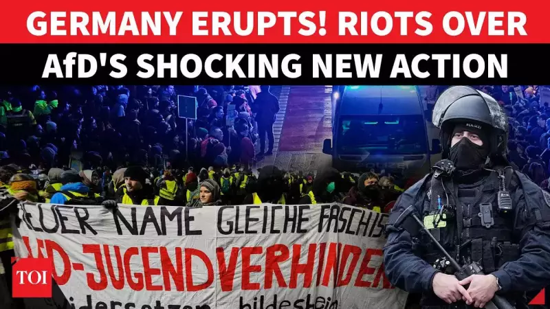 Germany in Chaos: Mass Protests Disrupt Far-Right AfD Youth Wing Launch