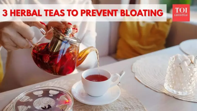 Harvard Doctor Reveals 3 Herbal Teas That Stop Bloating in Minutes