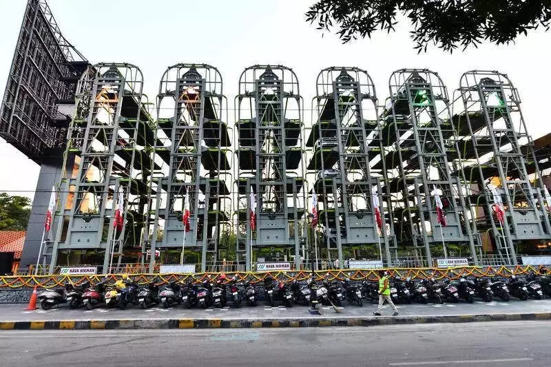 Hyderabad's KBR Park Gets 72-Slot Smart Car Parking Facility