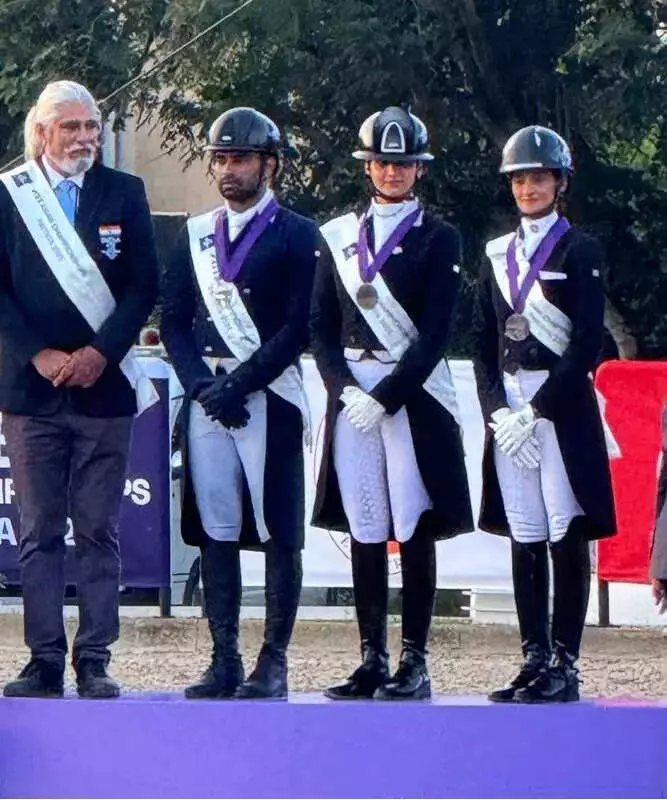 Indian Dressage Team Wins Silver at Asian Equestrian Championship 2025