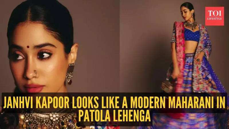 Janhvi Kapoor's Divine Patola Lehenga with Shreenathji Motif Is Fashion Poetry in Motion