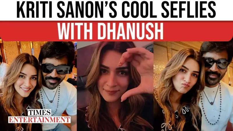 Kriti Sanon & Dhanush Drop Stylish Selfies Ahead of 'Tere Ishk Mein' Trailer
