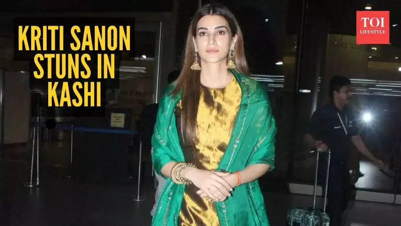 Kriti Sanon's Raw Mango Ensemble in Varanasi Costs ₹1 Lakh
