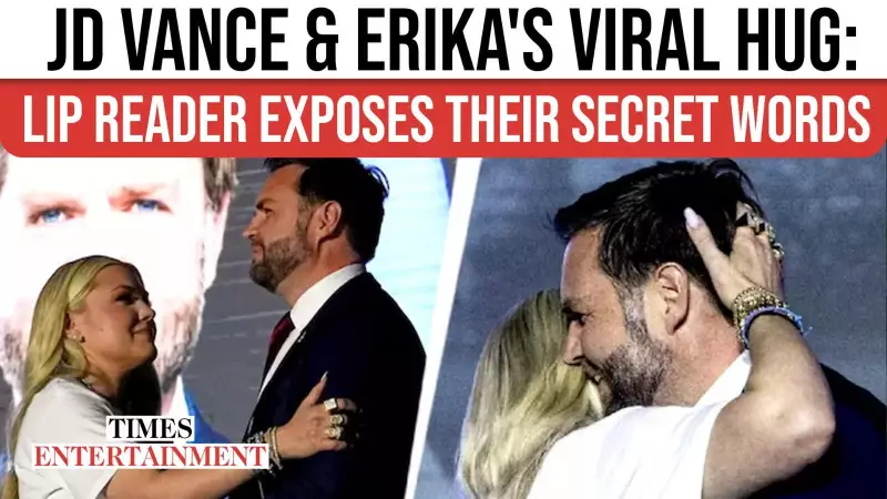 Lip Reader Reveals SHOCKING Secret Erika Kirk Whispered to JD Vance in Viral Embrace | Unexpected Political Drama