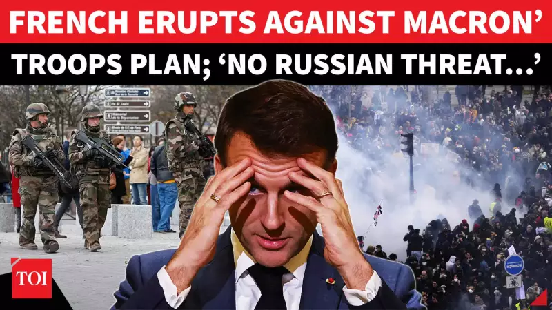Macron's Russia Troop Plan Sparks French Revolt: 'No Threat'