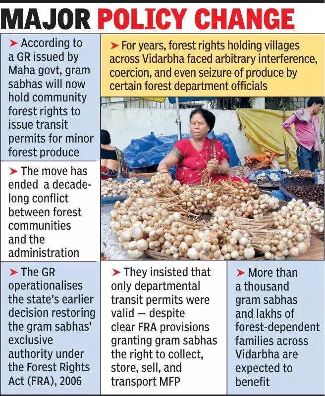 Maharashtra Grants Gram Sabhas Full Transit Rights for Forest Produce