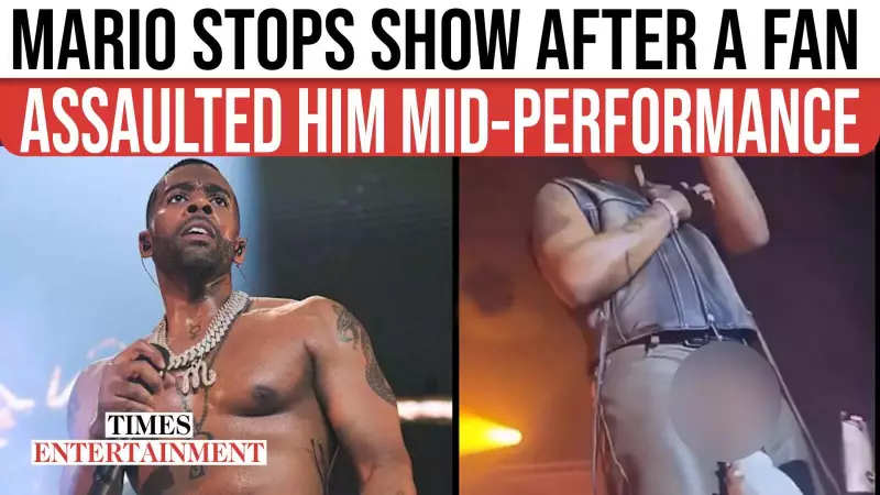 Mario Halts Concert After Fan Inappropriately Touches Him, Sparks Debate