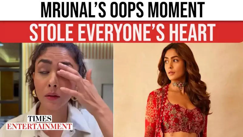 Mrunal Thakur's Makeup Mishap Goes Viral! Fans Can't Stop Relating to the Caked-On Foundation Fiasco