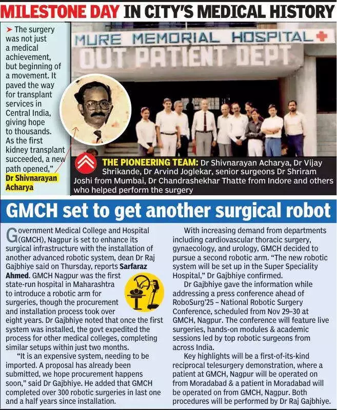 Nagpur's First Kidney Transplant: A 1990 Medical Milestone
