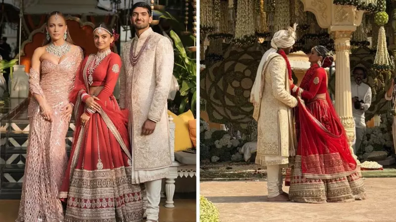 Netra Mantena's Sabyasachi Bridal Look Stuns at Udaipur Wedding
